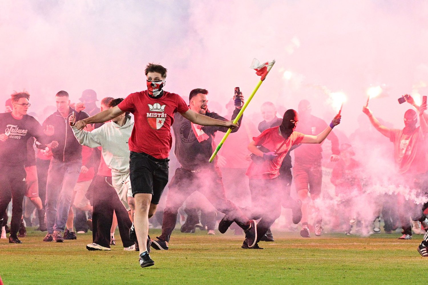 Czech Pitch Invasion Soccer