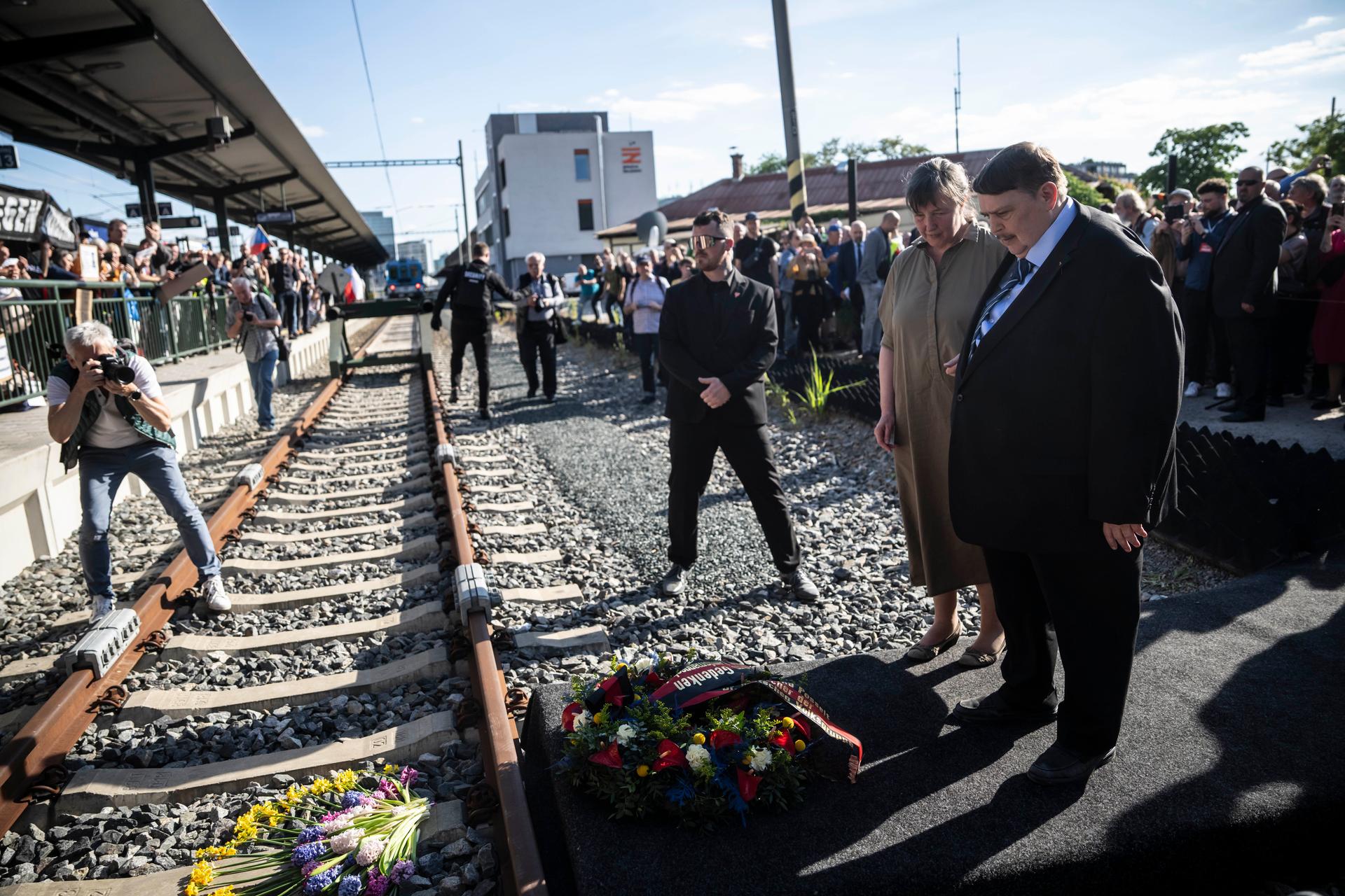 Uctění památky obětí holokaustu, 5. nástupiště Brno-nádraží
Autor: Milan Jaroš