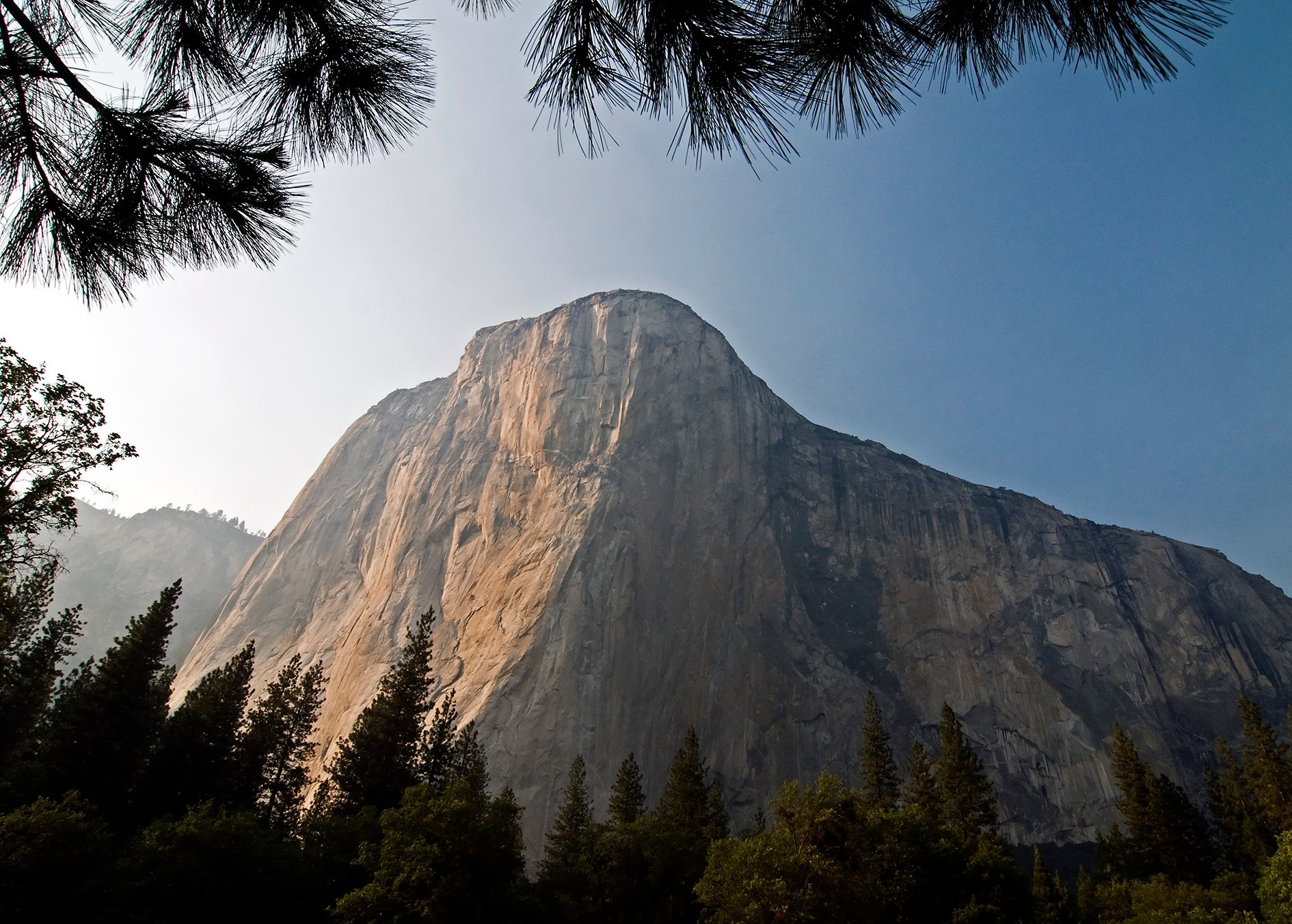 El Capitan in Yosemite National Park, sunset