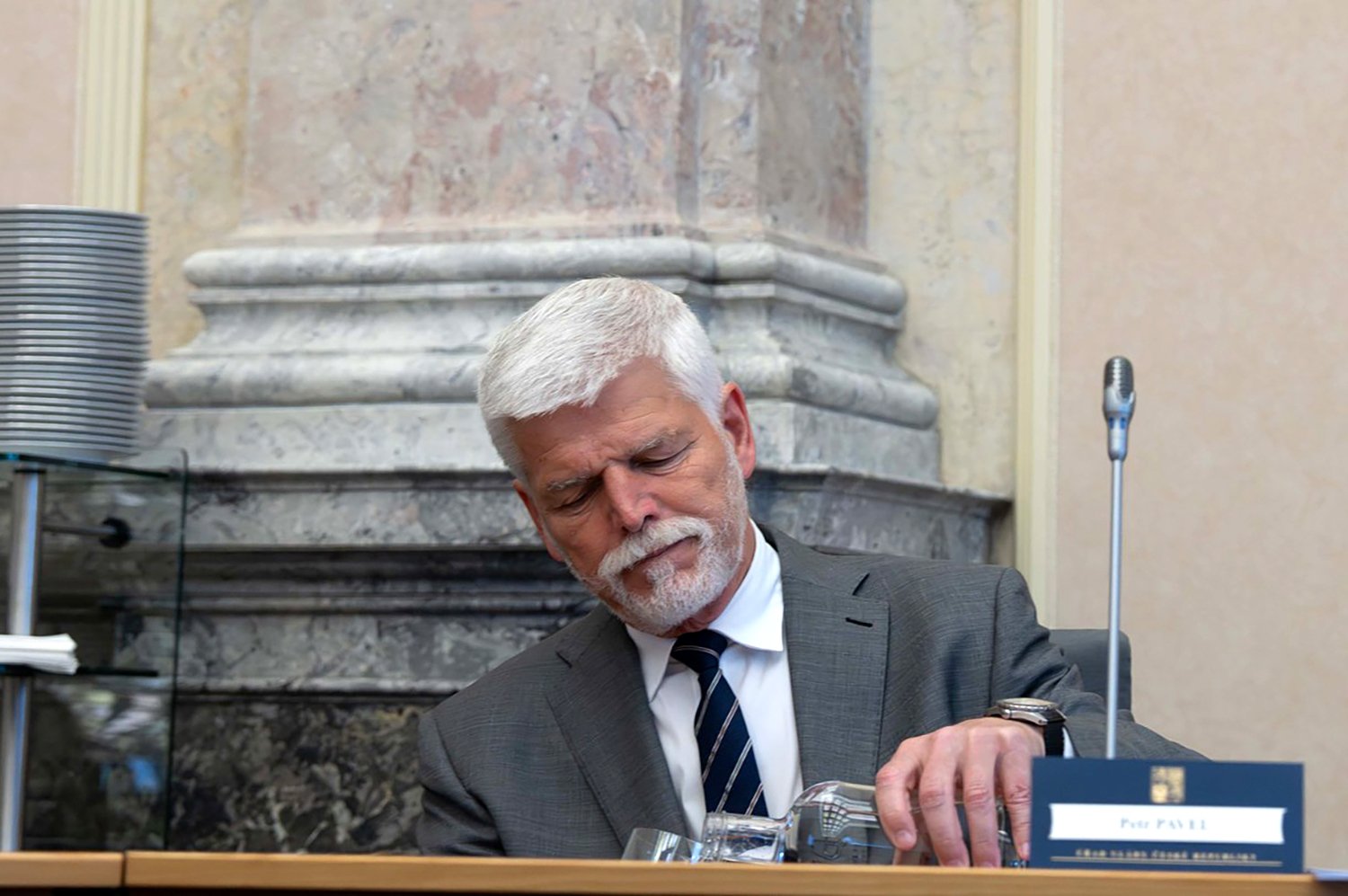 Tohle nečekal. (Prezident na vládě) 