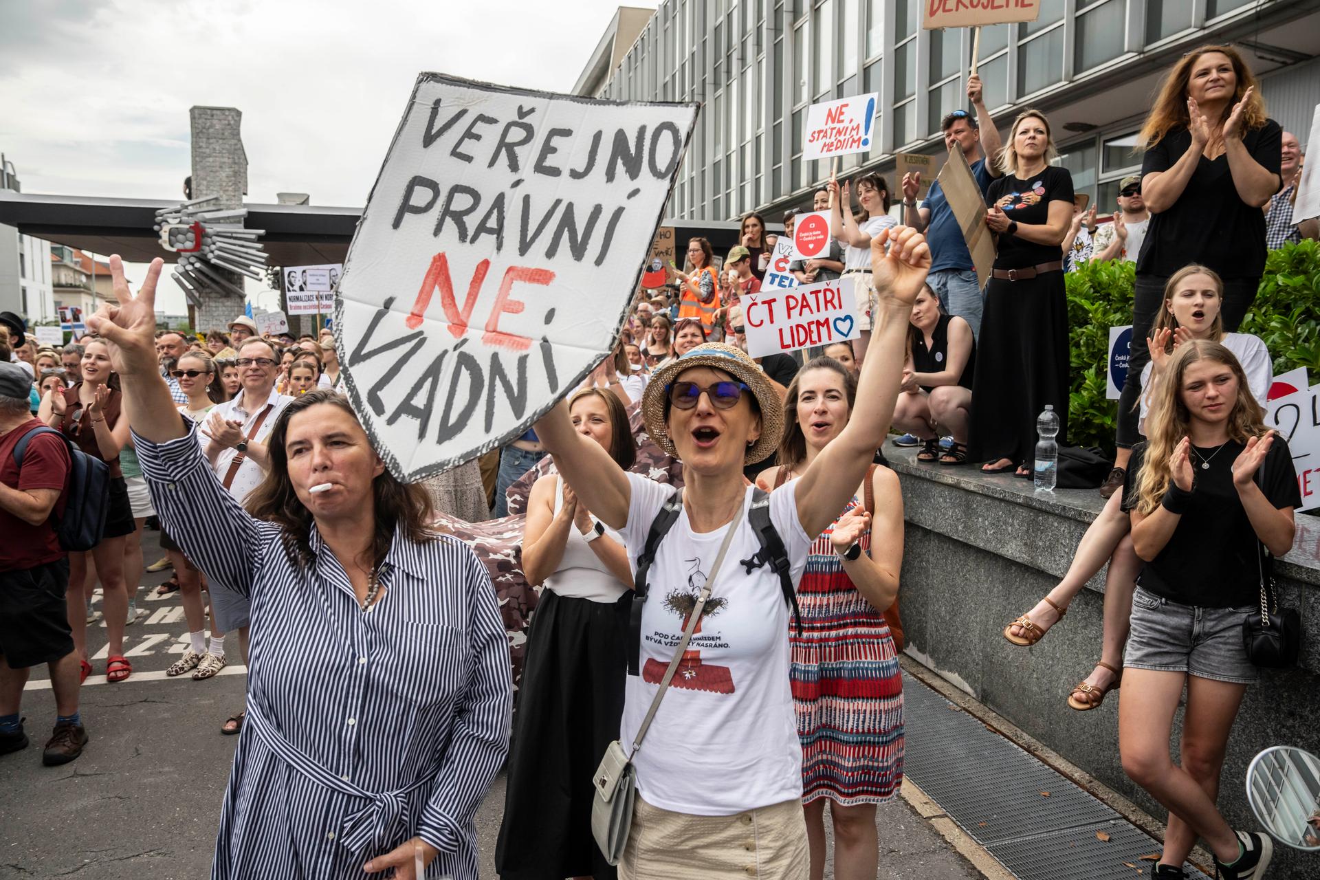 Demonstrace na podporu veřejnoprávních médií
Autor: Milan Jaroš