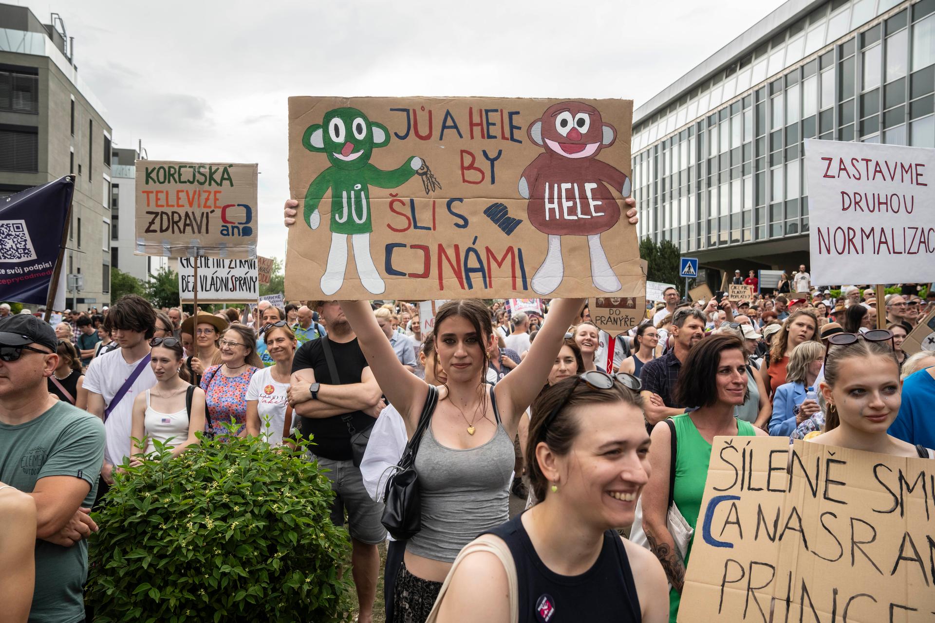 Demonstrace na podporu veřejnoprávních médií
Autor: Milan Jaroš
