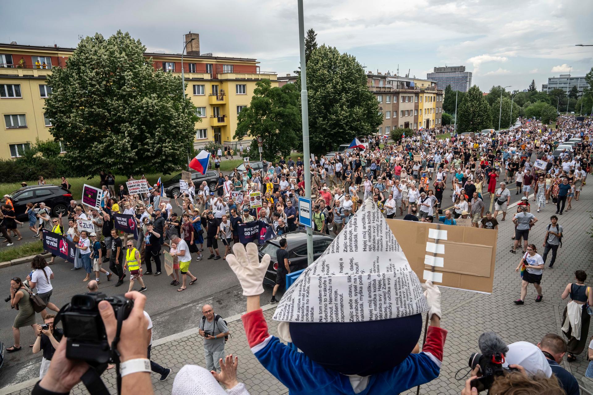 Demonstrace na podporu veřejnoprávních médií
Autor: Milan Jaroš