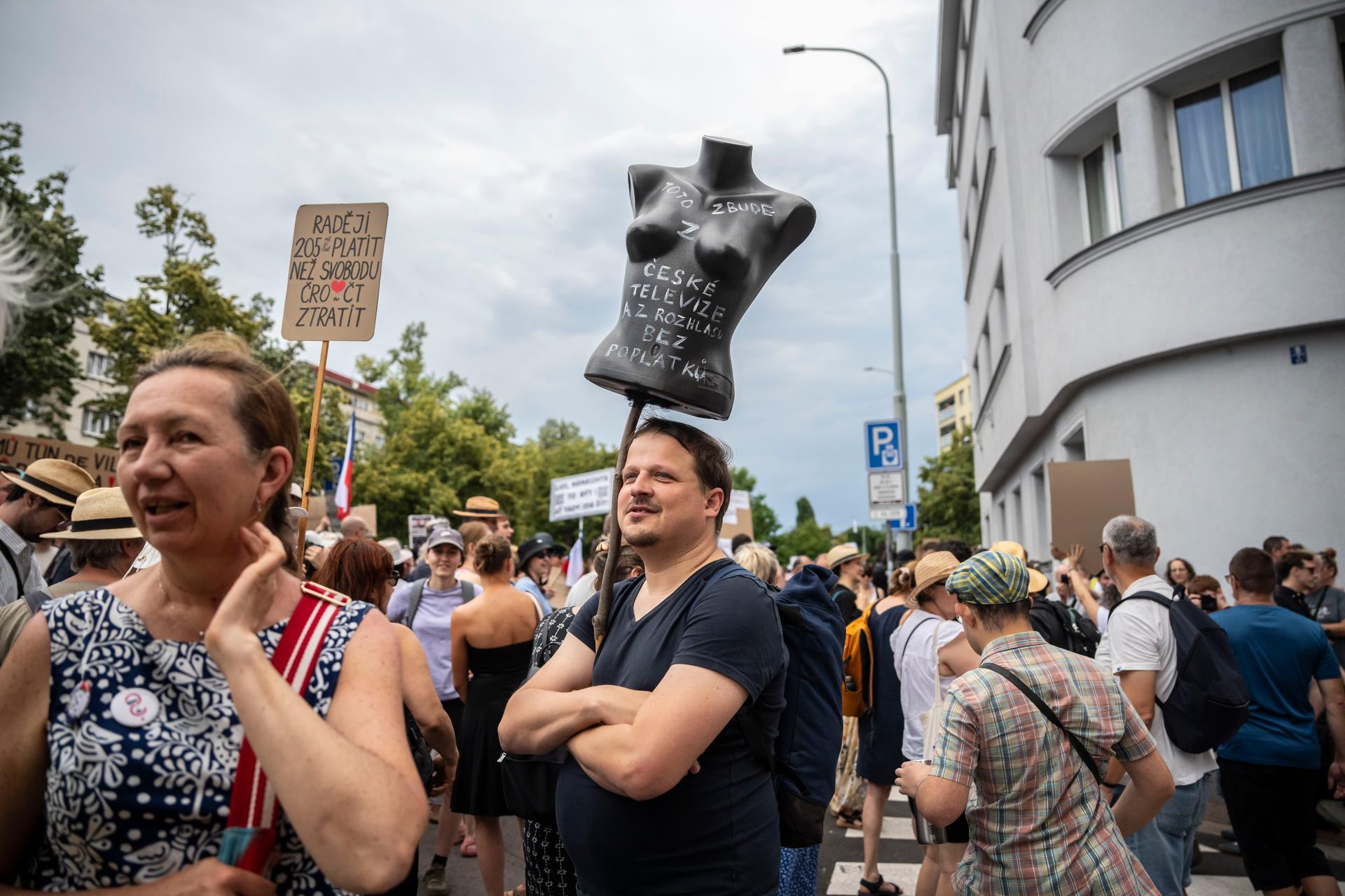 Demonstrace na podporu veřejnoprávních médií
Autor: Milan Jaroš