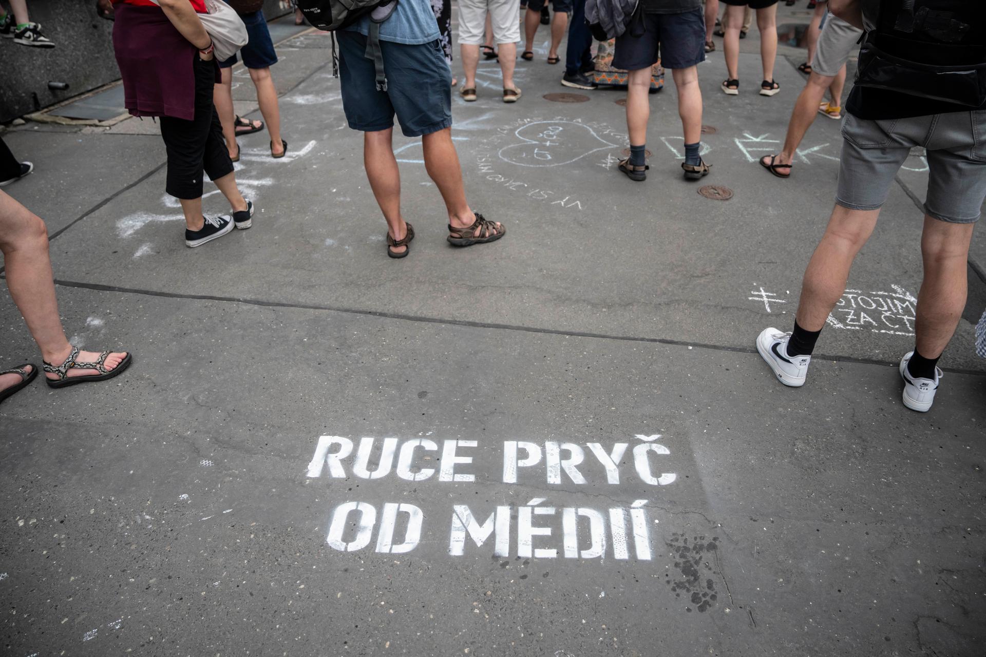Demonstrace na podporu veřejnoprávních médií
Autor: Milan Jaroš