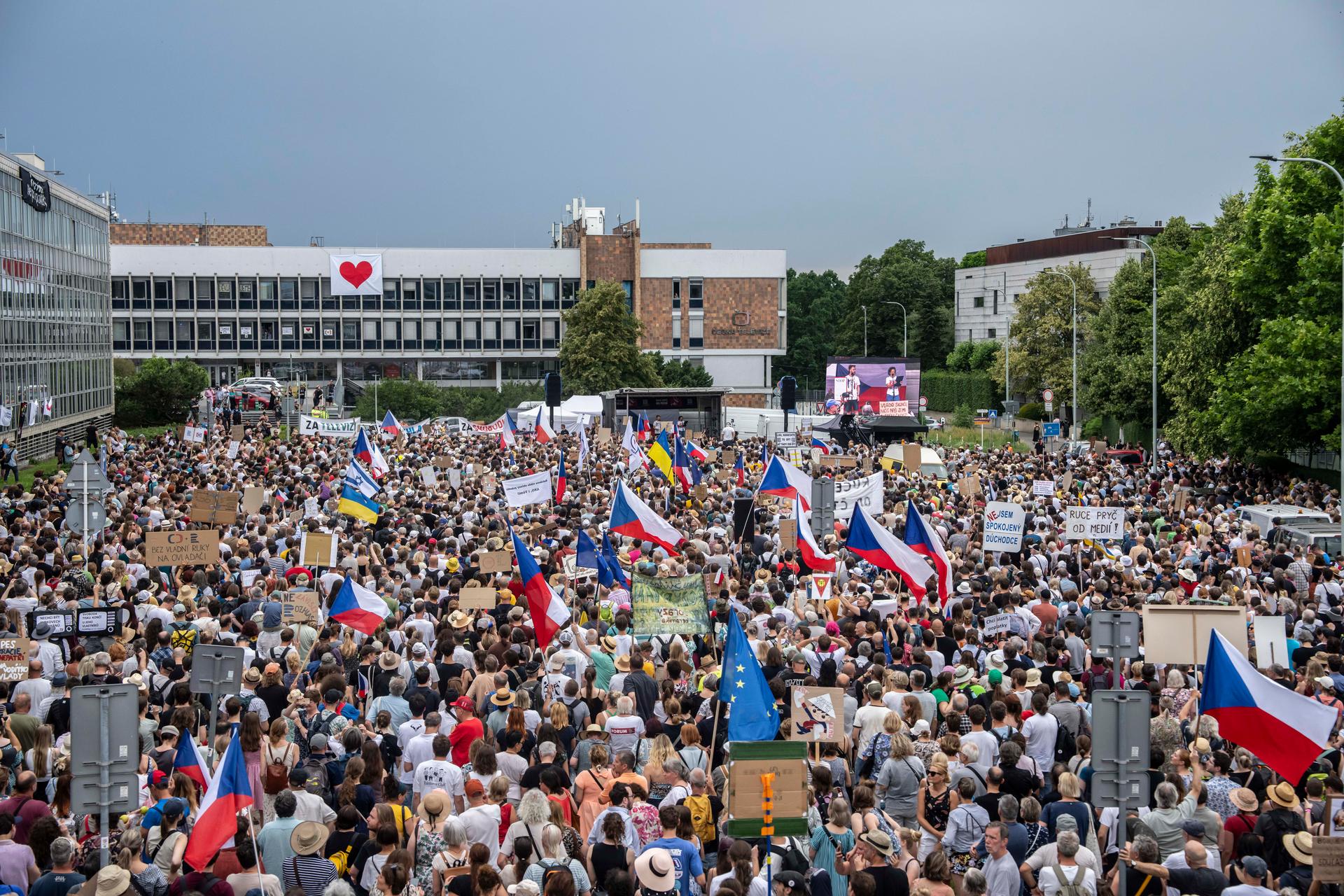 Demonstrace na podporu veřejnoprávních médií
Autor: Milan Jaroš