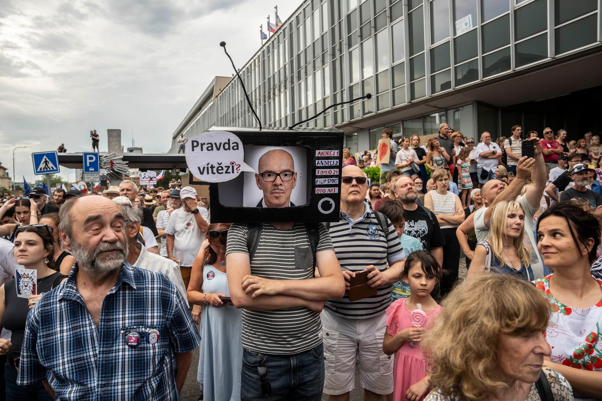 Demonstrace na podporu veřejnoprávních médií
Autor: Milan Jaroš