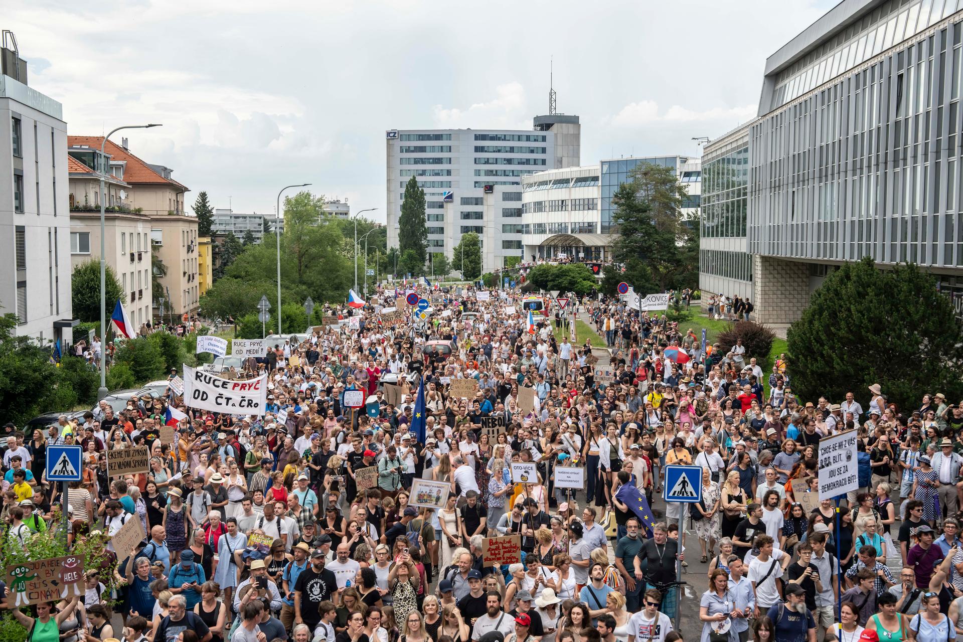 Demonstrace na podporu veřejnoprávních médií
Autor: Milan Jaroš