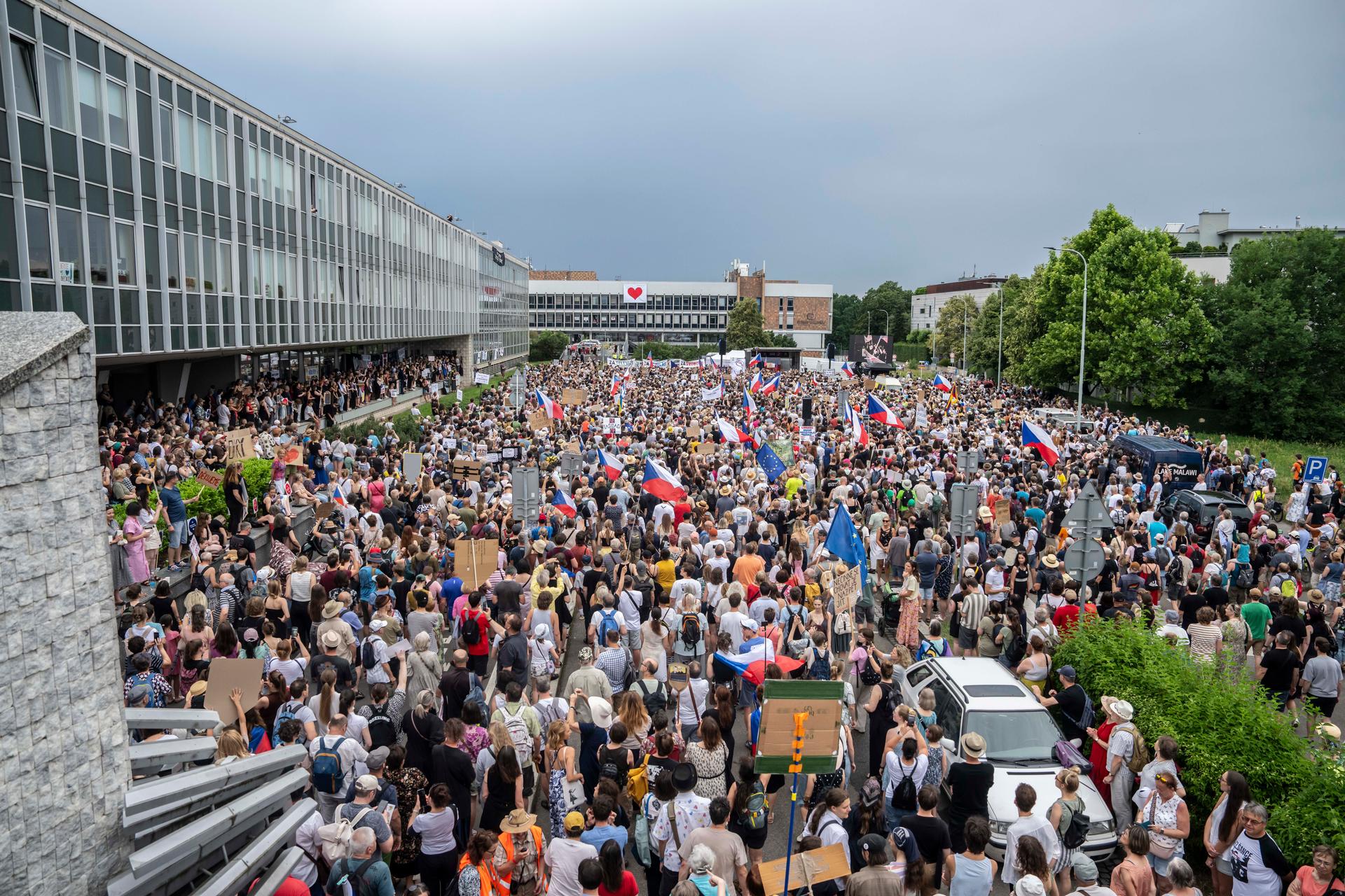 Demonstrace na podporu veřejnoprávních médií
Autor: Milan Jaroš