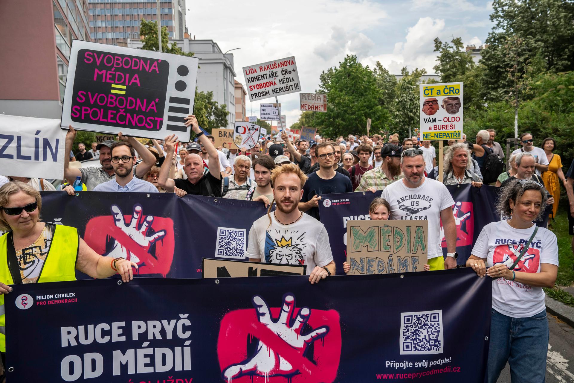 Demonstrace na podporu veřejnoprávních médií
Autor: Milan Jaroš