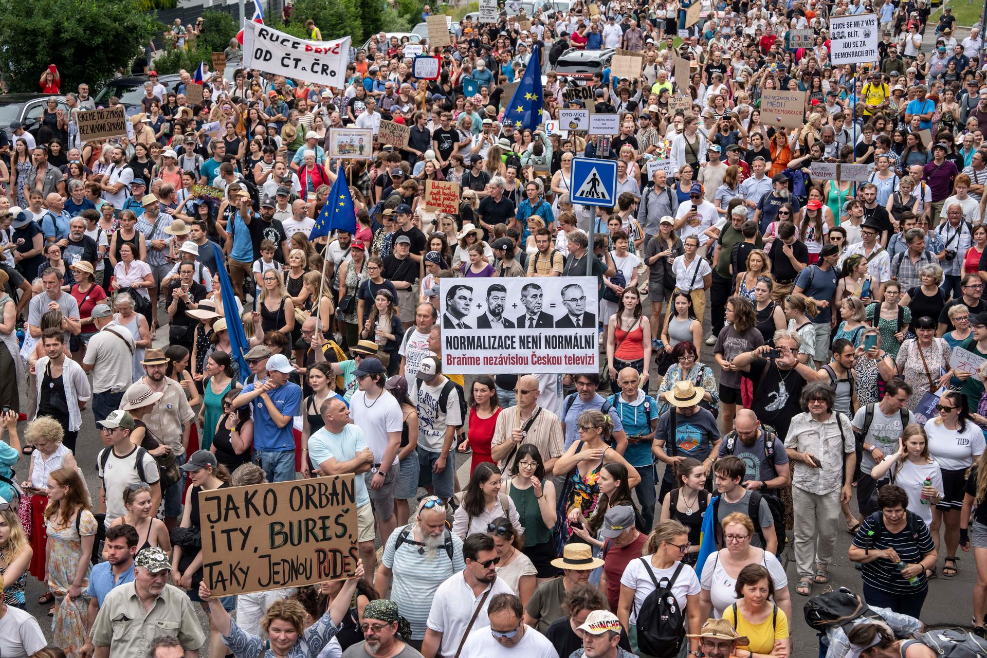 Demonstrace na podporu veřejnoprávních médií
Autor: Milan Jaroš