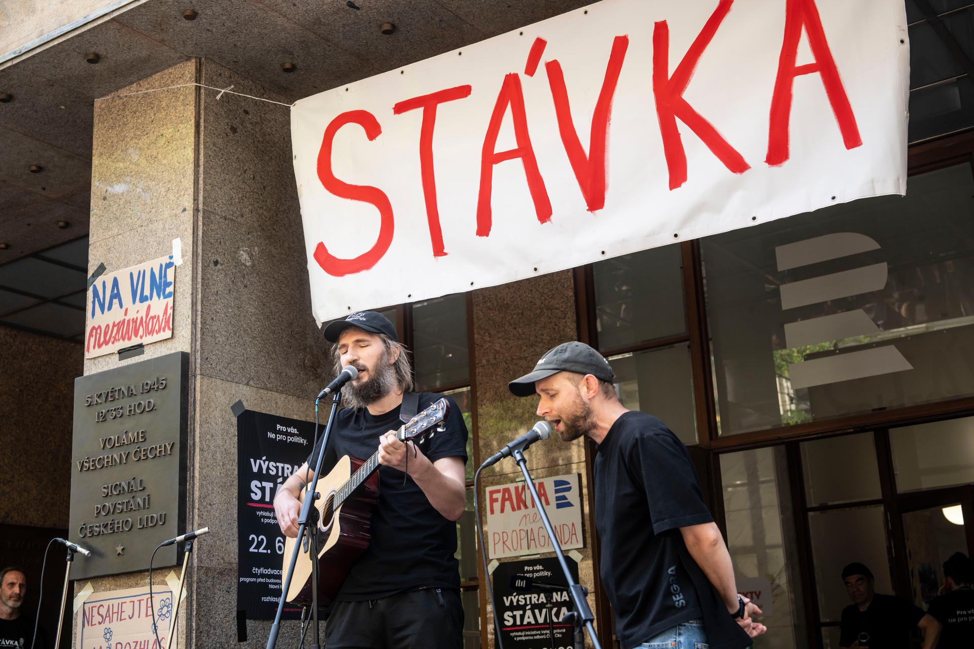 Český Rozhlas, Stávka
Autor: Milan Jaroš
