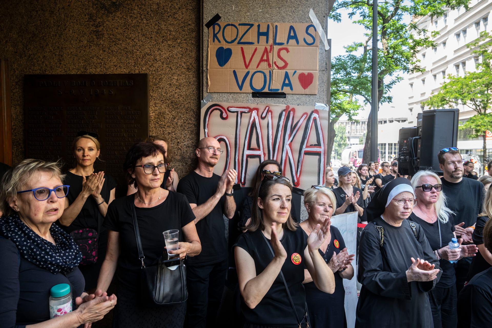 Český Rozhlas, Stávka
Autor: Milan Jaroš