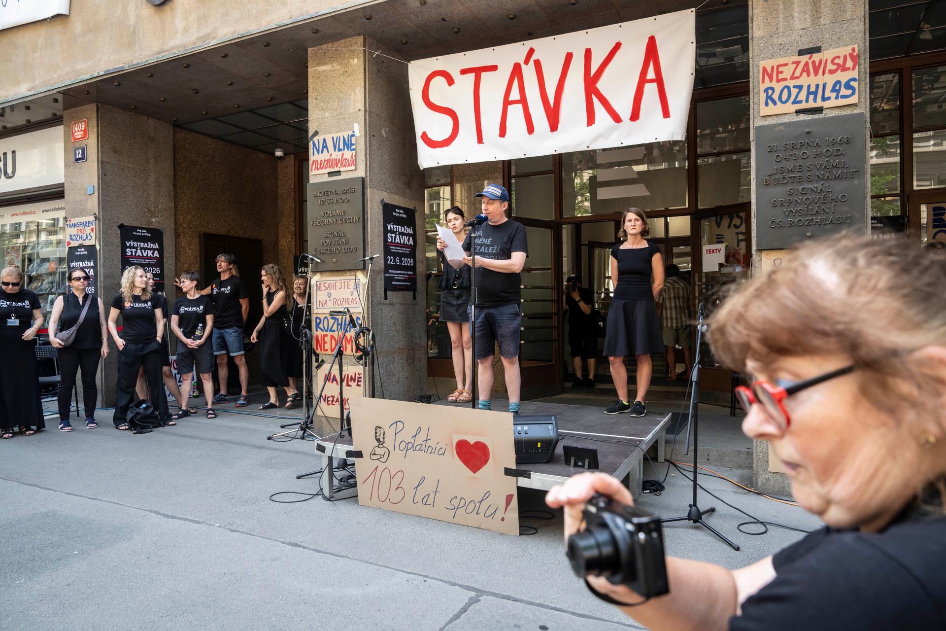 Český Rozhlas, Stávka
Autor: Milan Jaroš