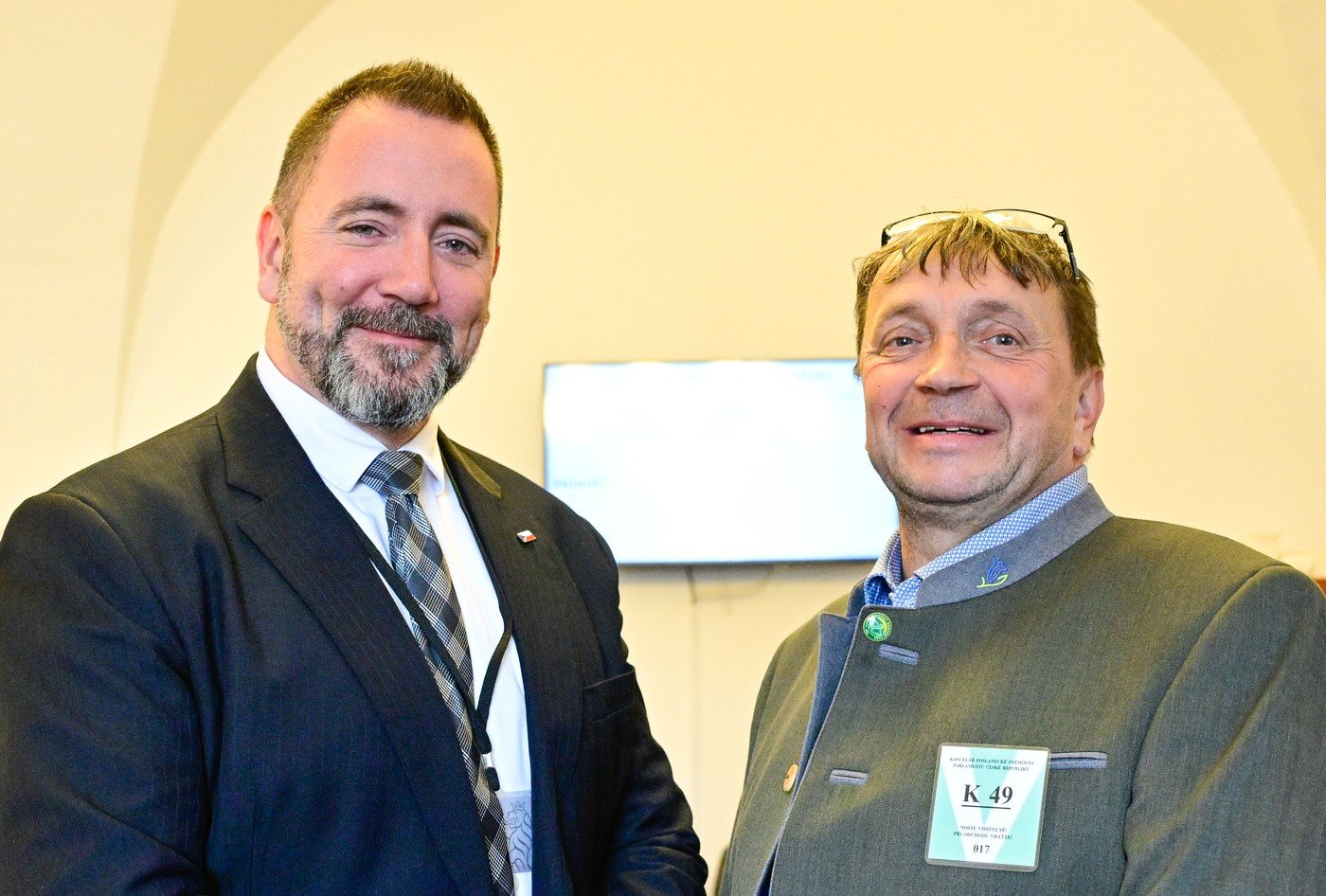 Igor Červený, ministr životního prostředí, politik, Petr Moravec, ředitel KRNAP
Autor: ČTK / Vondrouš Roman