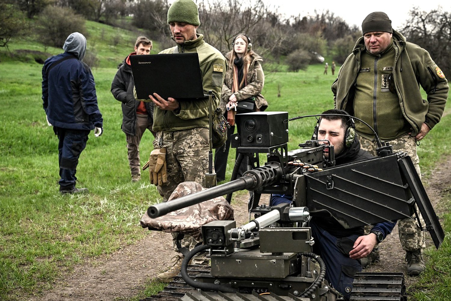 Testování nového pozemního robota, duben 2026 