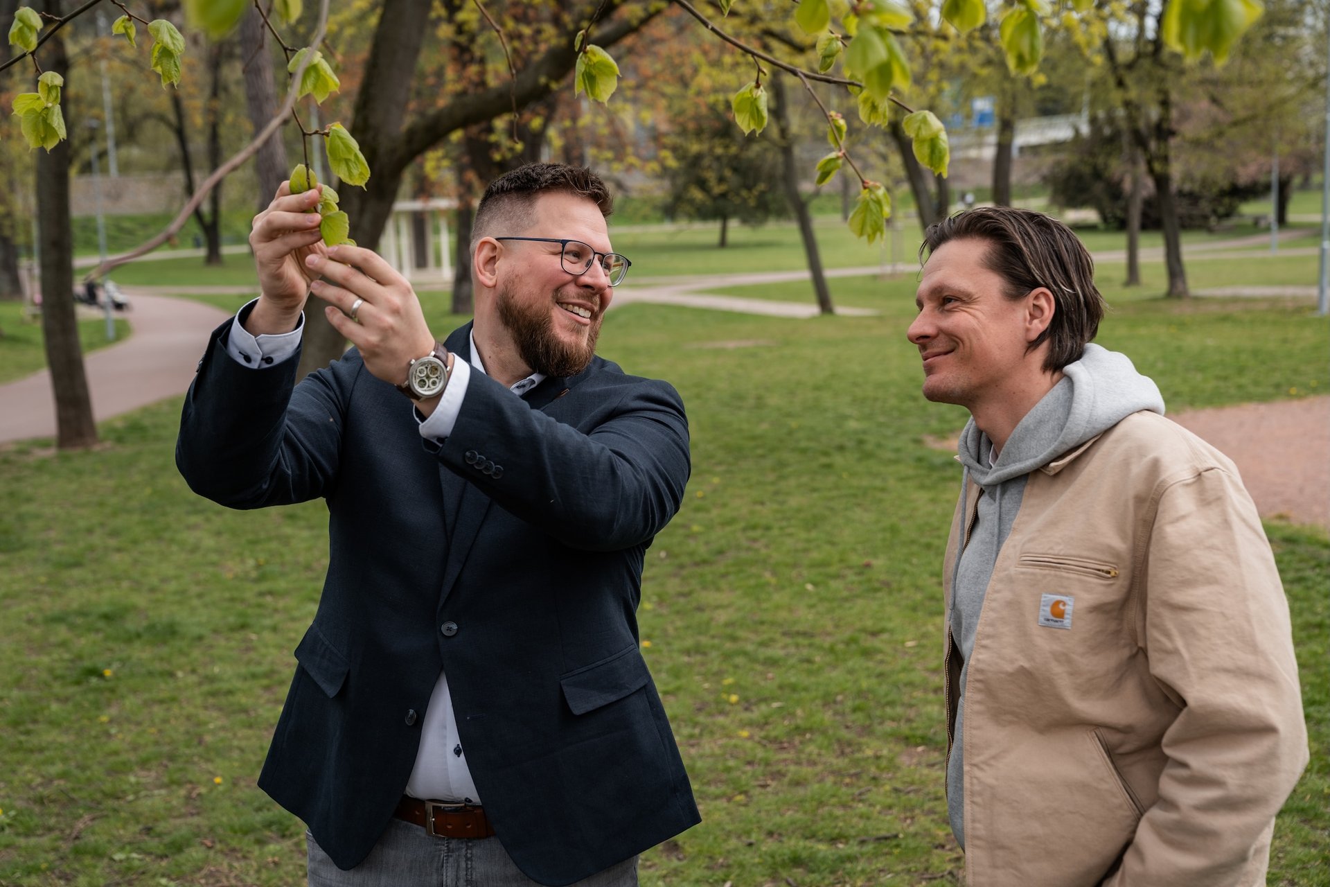 UpGreen, Martin Vokřál a Maxim Habanec, zdroj: E.ON