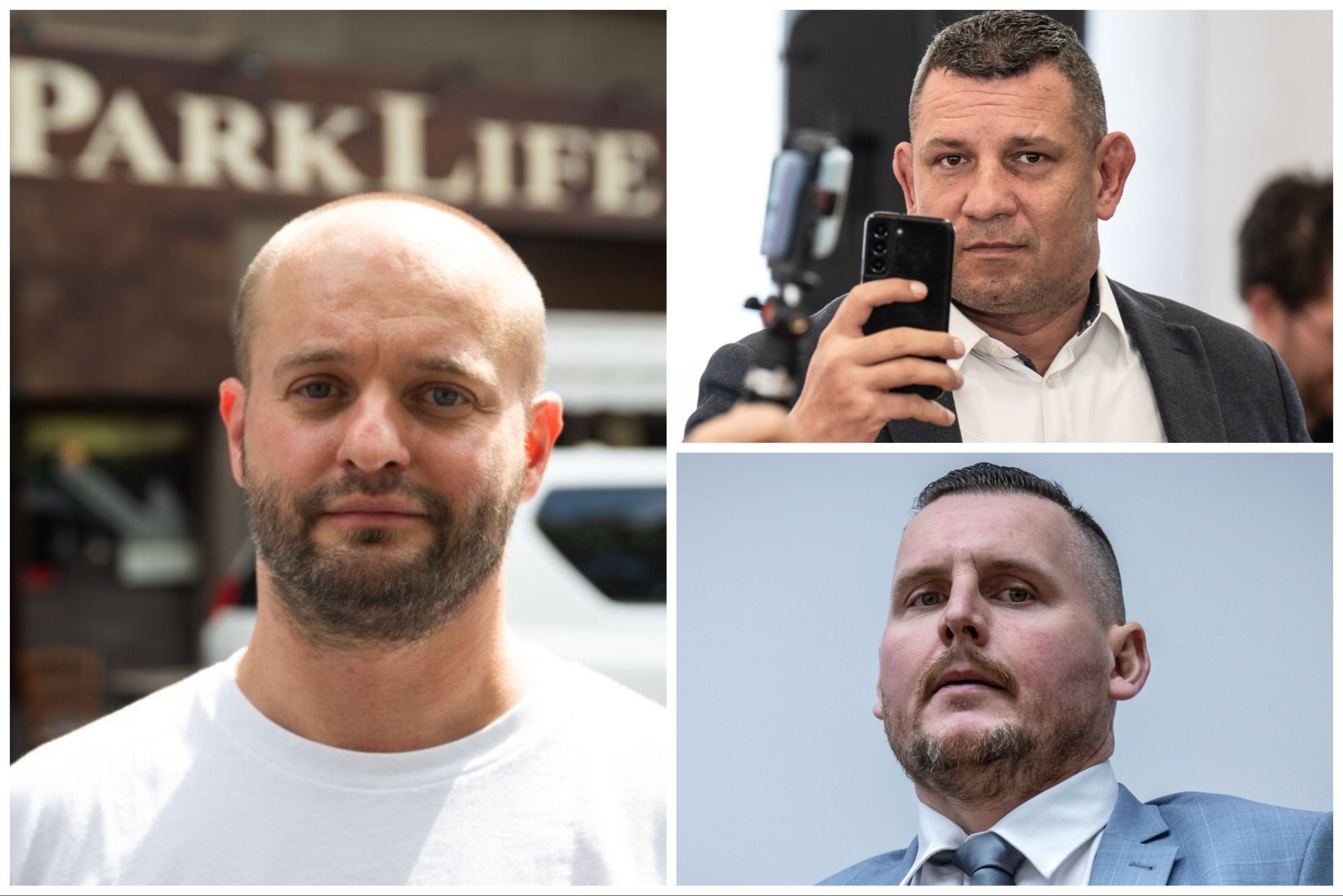 Provozní Róbert vlevo, vpravo nahoře Marek Šoun, dole Daniel Bombic. (Koláž Denníku N)