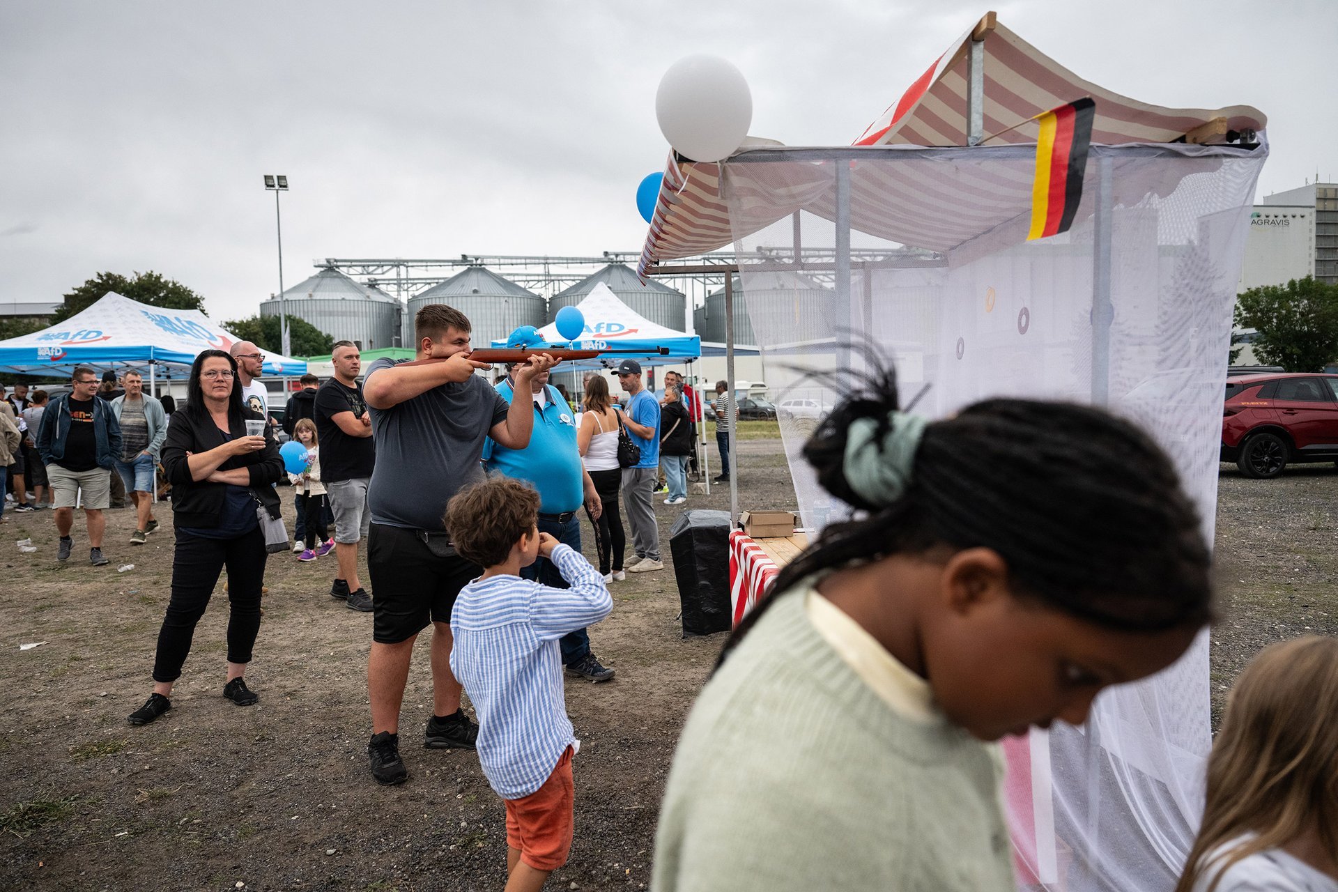 Setkání s voliči, Familienfest v Querfurtu
Autor: Matěj Stránský