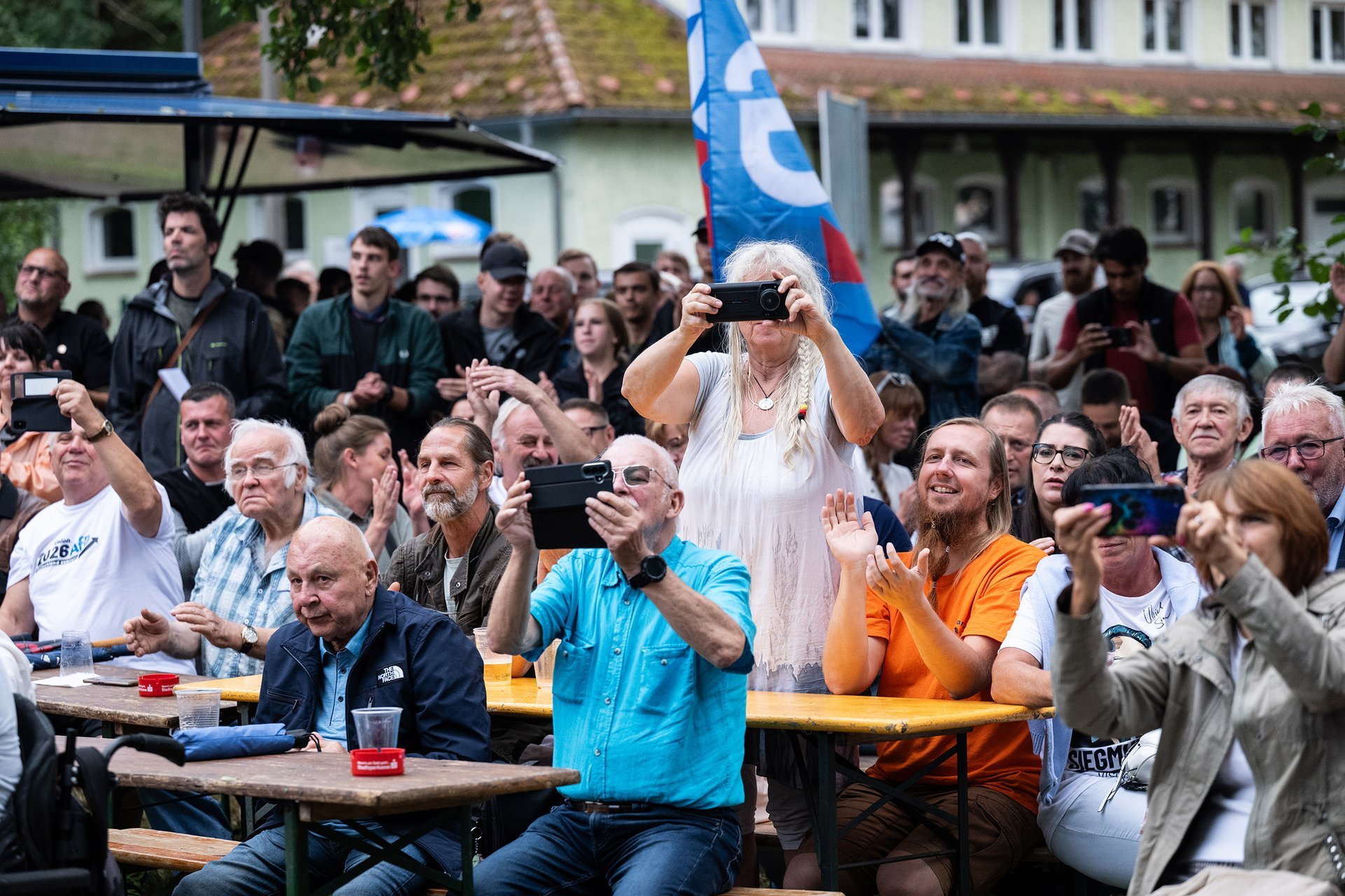 Předvolební kampaň AfD v Dessau-Rosslau
Autor: Matěj Stránský
