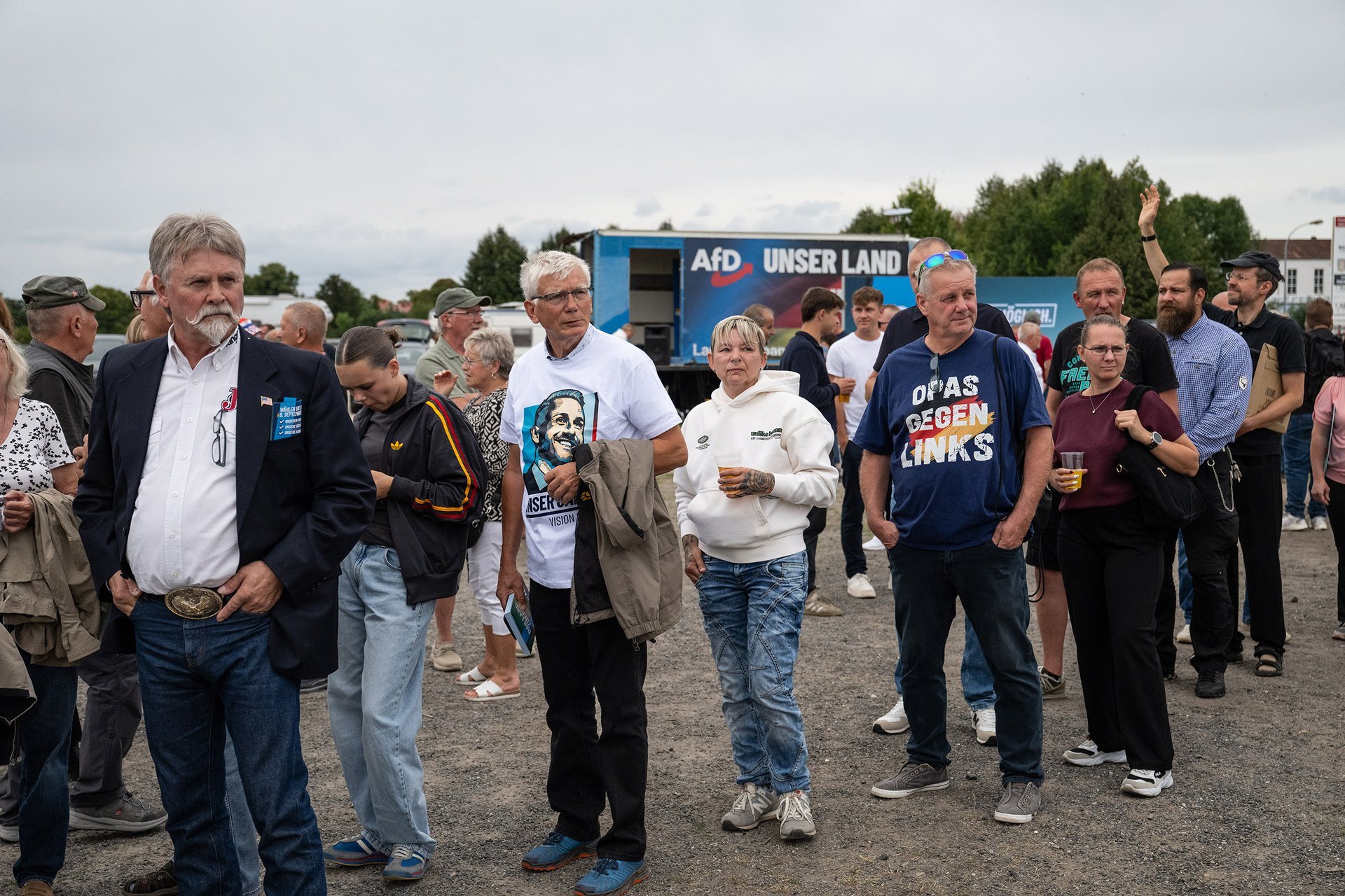 Fronta na podpis Ulricha Siegmunda, Familienfest v Querfurtu
Autor: Matěj Stránský