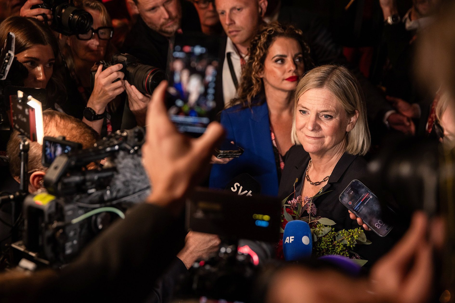 Pravděpodobná budoucí premiérka Švédska Magdalena Andersson.