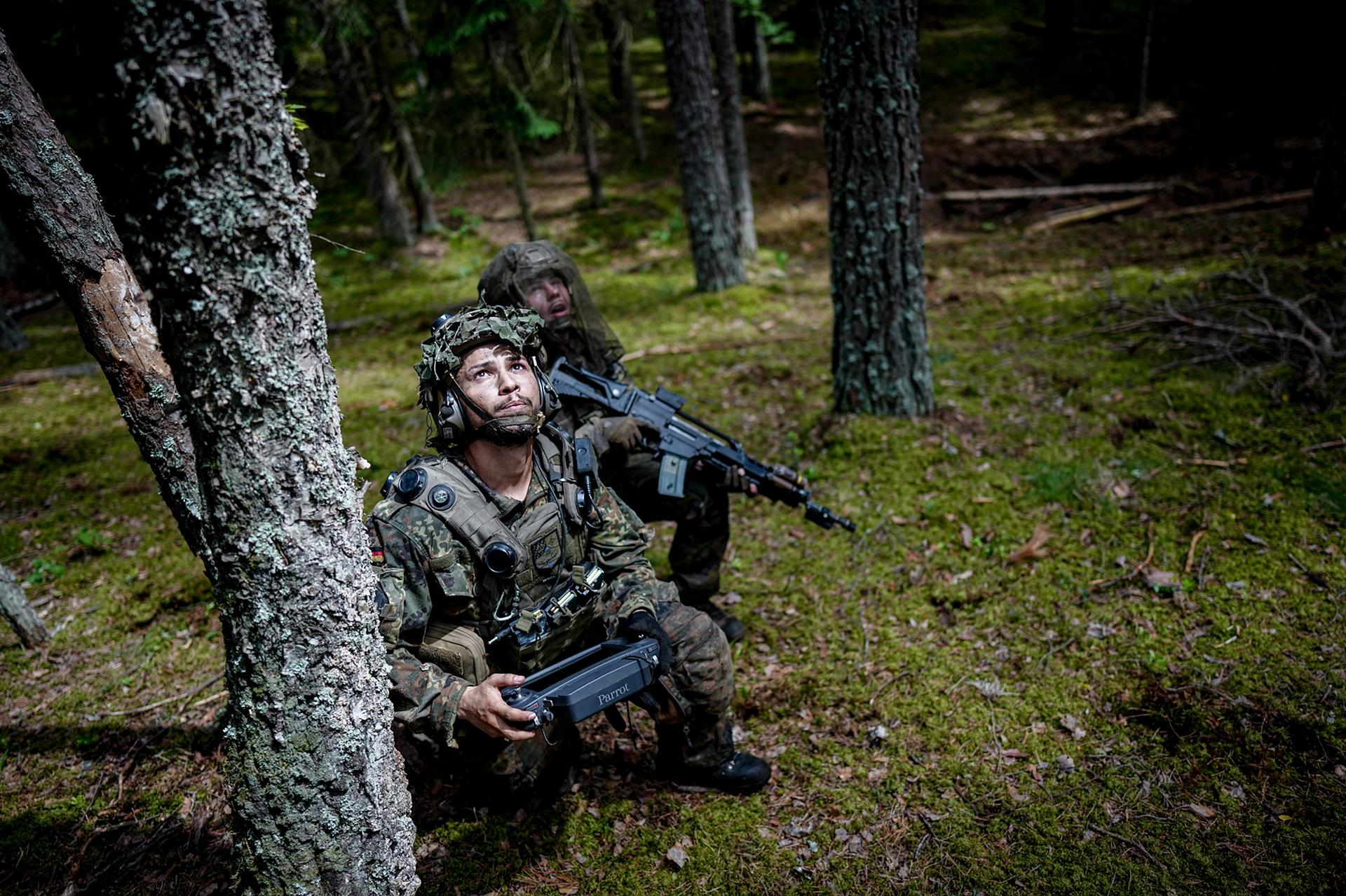 45 Armored Brigade exercises in Lithuania