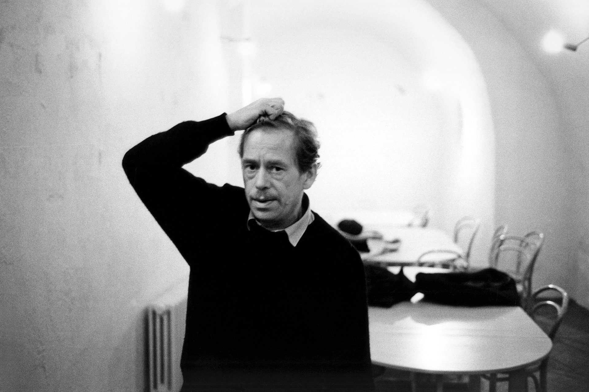 Playwrite and Politician Vaclav Havel