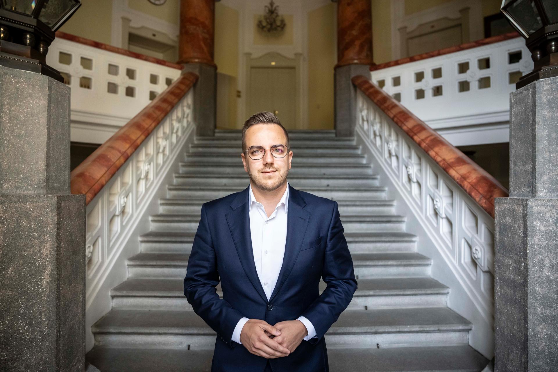 Jednatřicetiletý Richard Vereš se stane pravděpodobně nejmladším primátorem Ostravy.