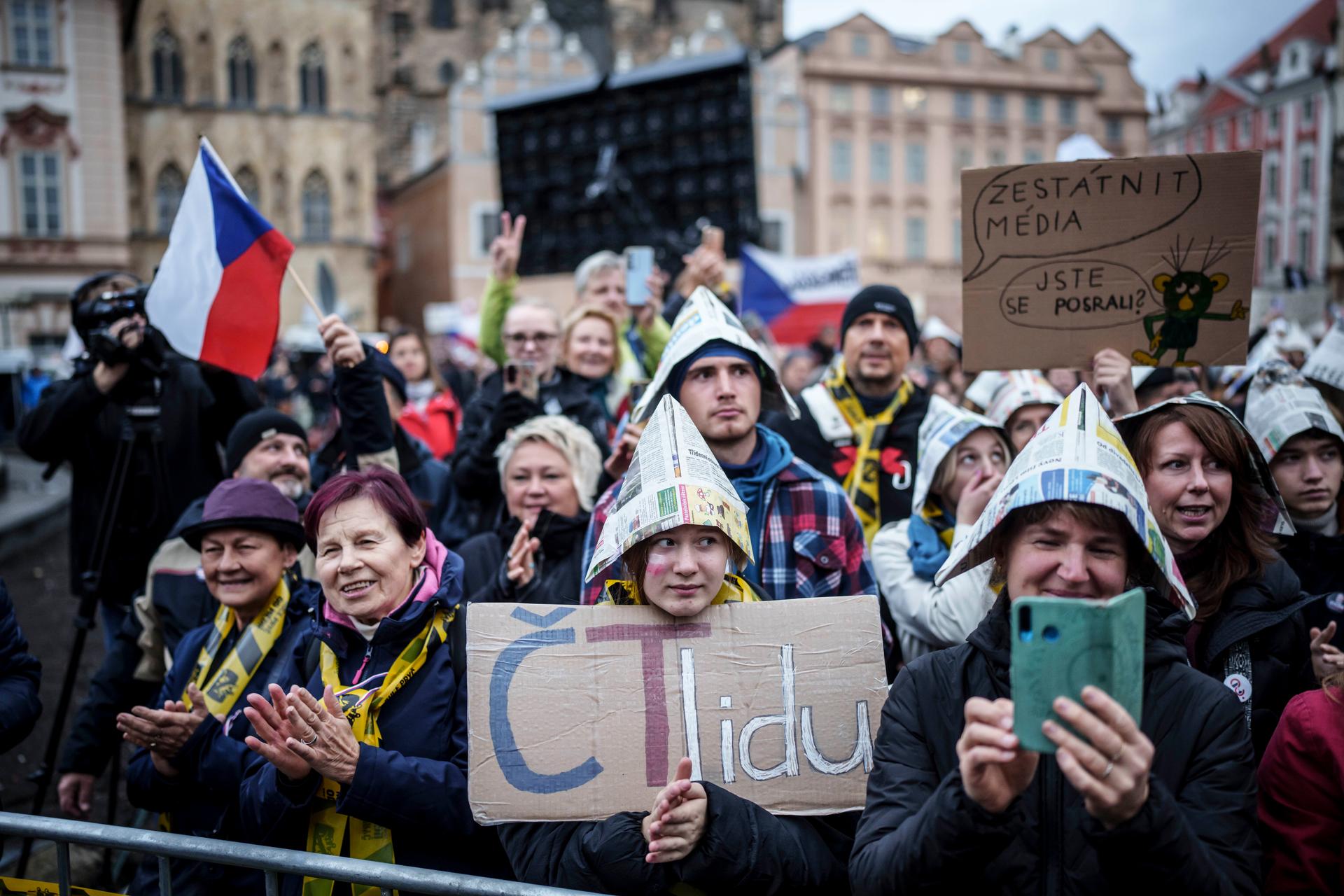 Demonstrace Ruce pryč od médií
Autor: Milan Jaroš