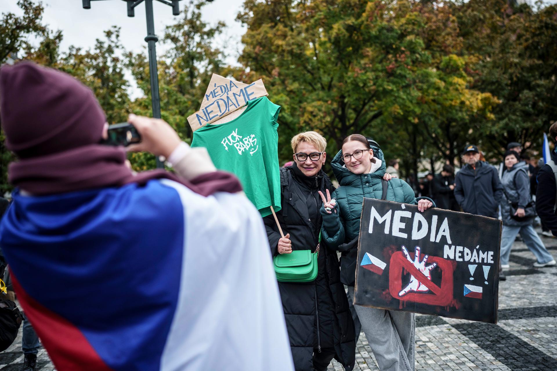 Demonstrace Ruce pryč od médií
Autor: Milan Jaroš
