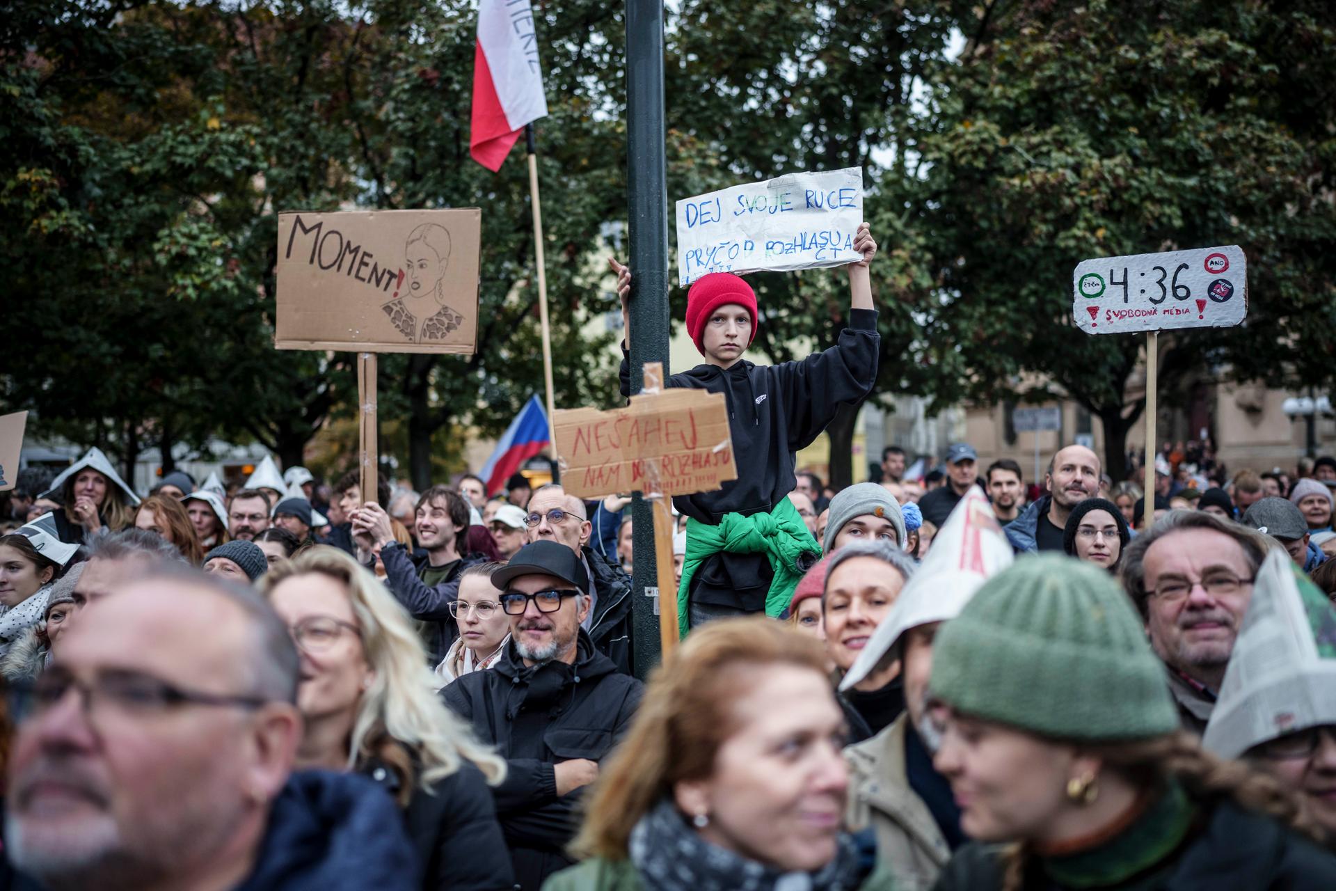 Demonstrace Ruce pryč od médií
Autor: Milan Jaroš