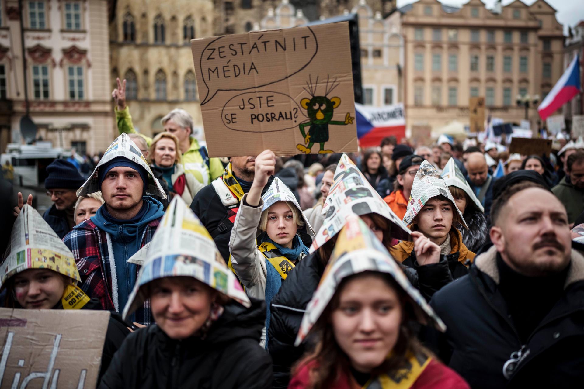 Demonstrace Ruce pryč od médií
Autor: Milan Jaroš